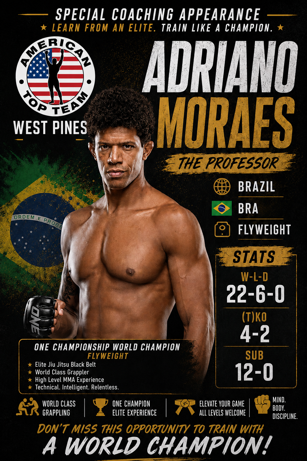 Adriano Moraes, coach at ATT West Pines